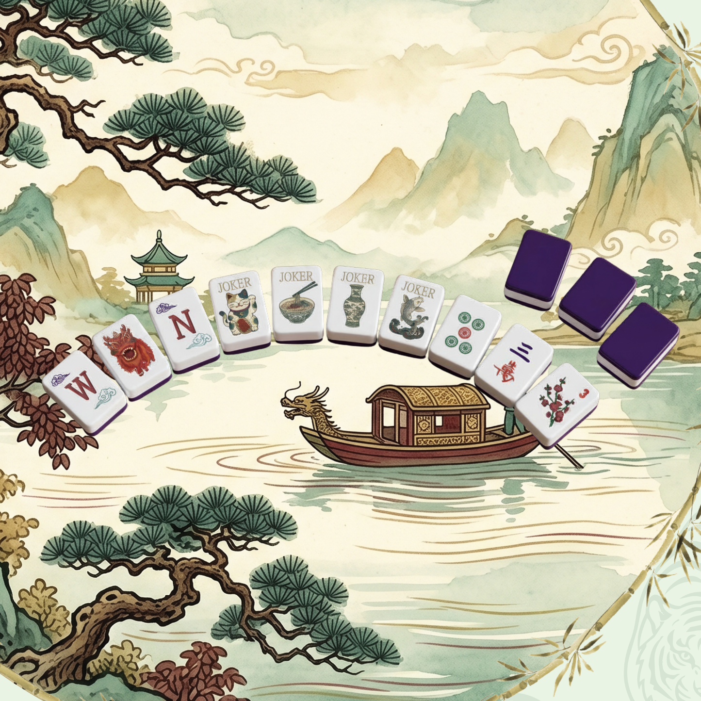FirstLuv Mahjong Tile Set