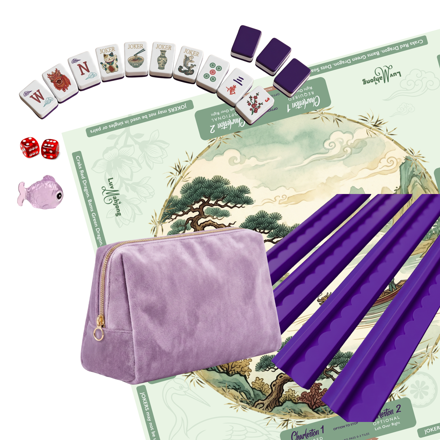 FirstLuv Mahjong: Complete Mahjong Kit